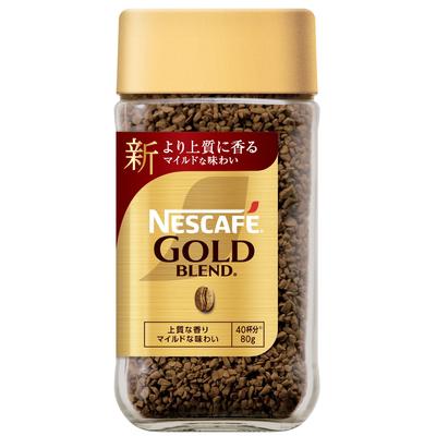 Nescafe Gold Blend 80 г обычный растворимый кофе (40 чашек), бутылка,