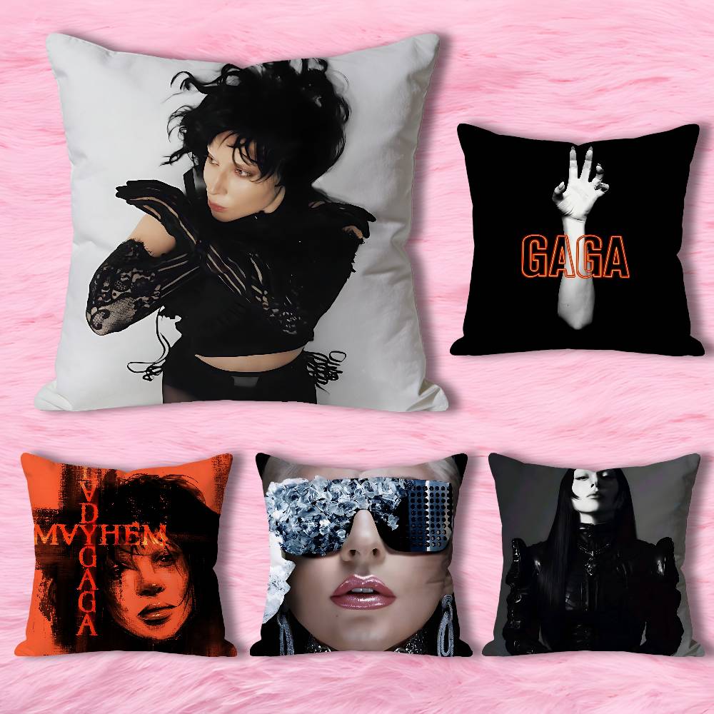 Певец Л-Леди Гага Мэйхем Аниме Знаменитость Товар Универсальная Наволочка с Принтом Декор для Дивана Автомобиля Офиса Защитник