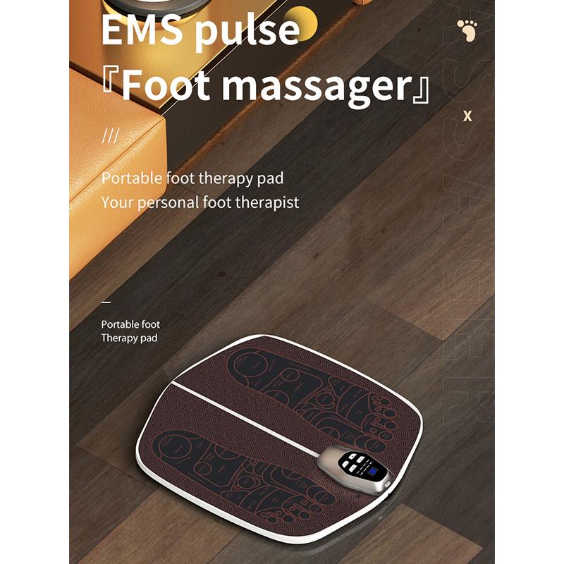 Foot Massage Mat Massager Feet EMS Electric Tool Device Blood Circulation Spa Exerciser Insoles Machine