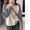 Vincent house Knit Sweater with Switch Loose Long Solid Perfect for Women's Pattern, Fit, Sleeves, Soft, Cute, Stylish, Slimming, Color, Commuting,