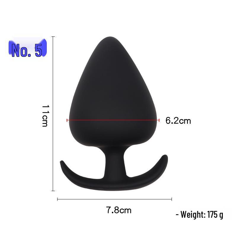 Силиконовая анальная пробка в форме персика: Скрытое ношение, Веселье на заднем дворе, Самоудовлетворение, SM-игры, Дилатация и Прелюдия Взрослая игрушка