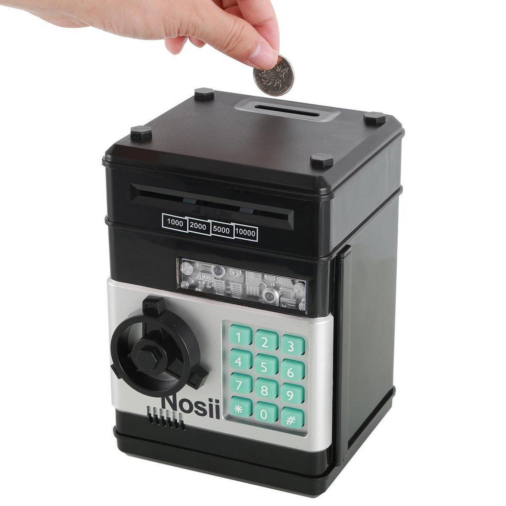 Деньги Едят Замок Код Копилки Сейф Монеты Экономия Наличных Копилка Компас Сохранение Горшок