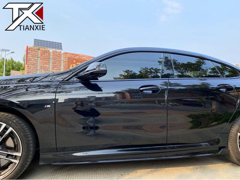 Совместимо с BMW 2 серии F44 2023 года: Передний сплиттер, Задний диффузор, Заднее антикрыло, Пороги, Решетка радиатора Night Black Комплект кузова 225 Fan.