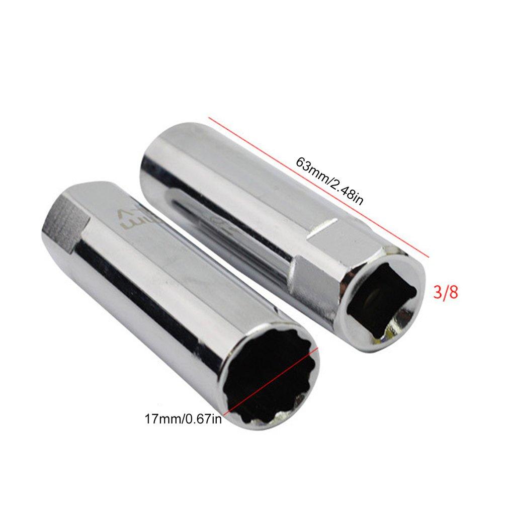 Ключ для снятия свечей зажигания 14 мм, тонкостенный 12-точечный магнитный инструмент для удаления