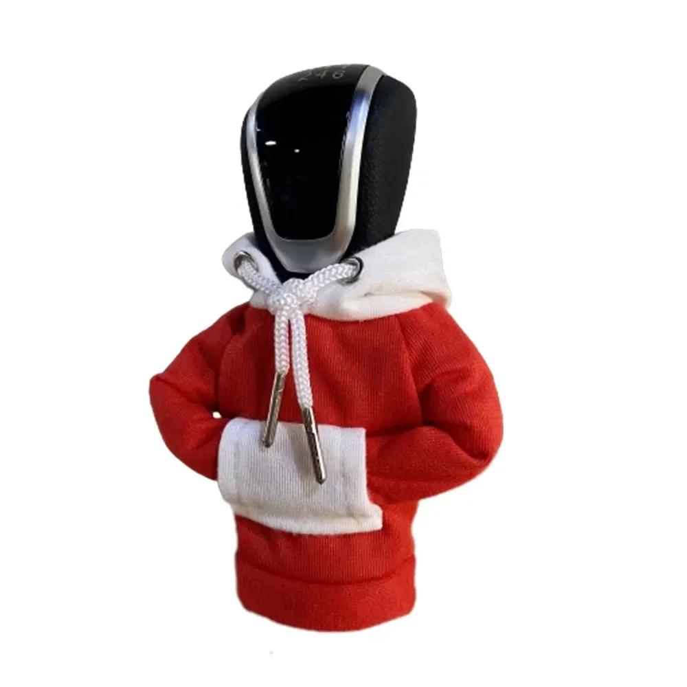 Толстовка с капюшоном для автомобиля, чехол для переключения передач, модная толстовка с капюшоном для автомобиля, крышка для ручки переключения передач, толстовка с ручной ручкой, чехол для рычага переключения передач