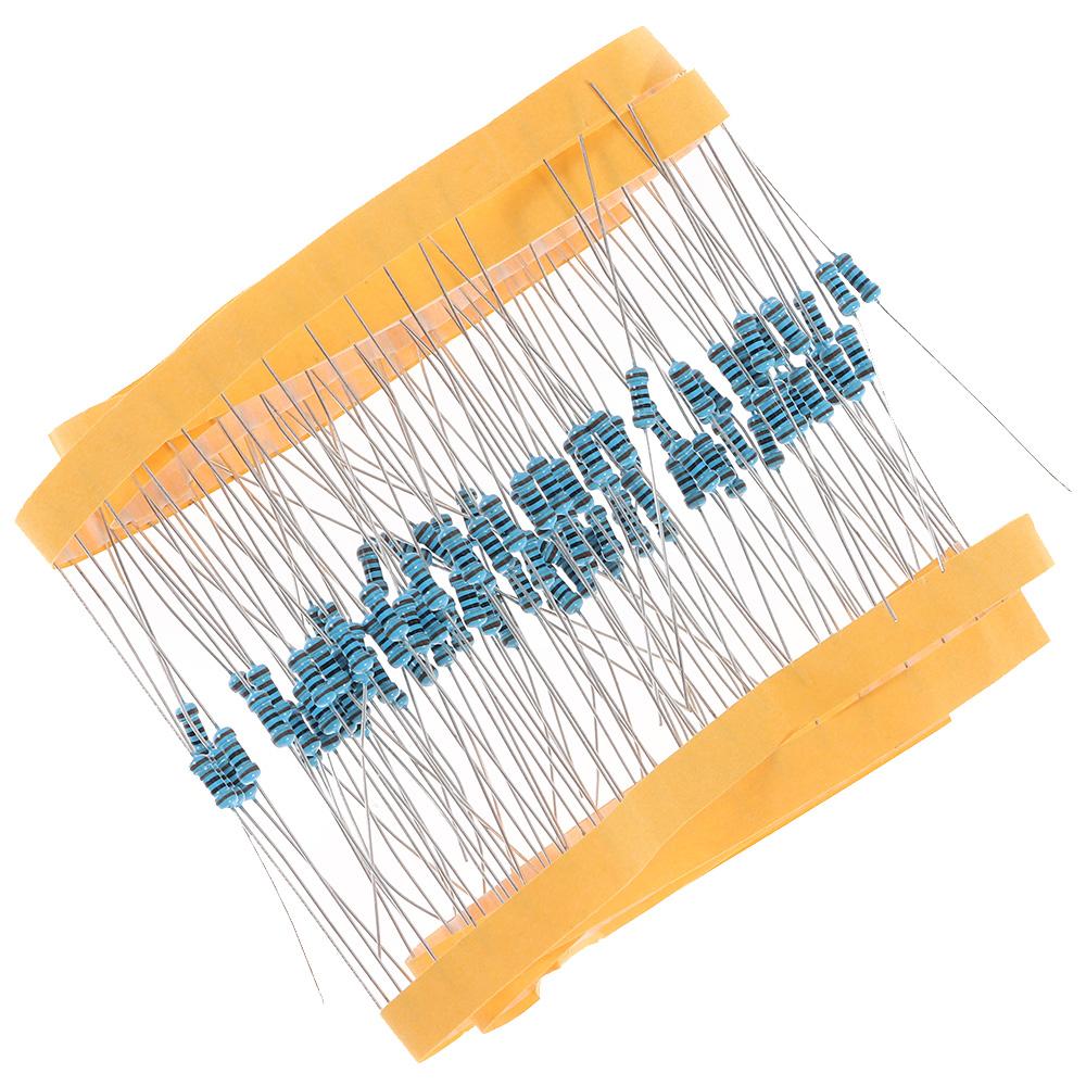 100PCS 1000 Ohm 1k Ohm Resistor High-precision 1/4W Resistors Metal Film Resistor Electronics