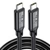 Кабель USB4 Thunderbolt 5 Type-C с быстрой зарядкой PD240 Вт, передачей данных 80 Гбит/с, нейлоновой оплеткой, экранированием, для компьютера