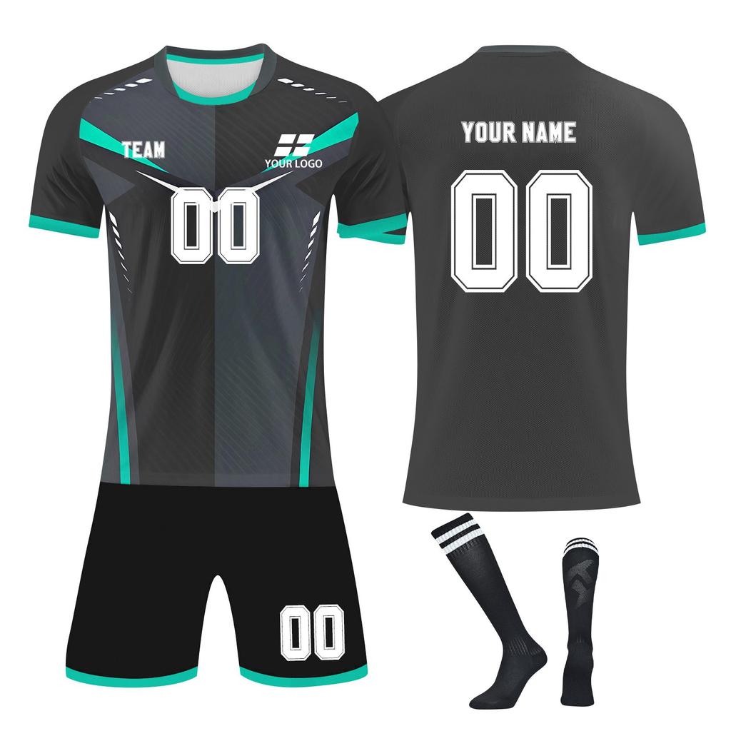 Personalised Shirts Kit Mens Girls With Name Number Custom Football Jerseys For Boys Training Suit