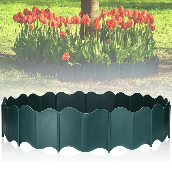 20Pcs Border Fence Easy Installation High Toughness All-Purpose Walkway Landscape Edging Plant Border Yard Supply