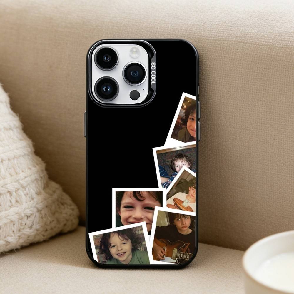 Чехол для телефона F-Finn Wolfhard Actor для iPhone17, 16, 15, 14, 13, 12 Pro Max Черный Конфетный Матовый Ударопрочный Чехол