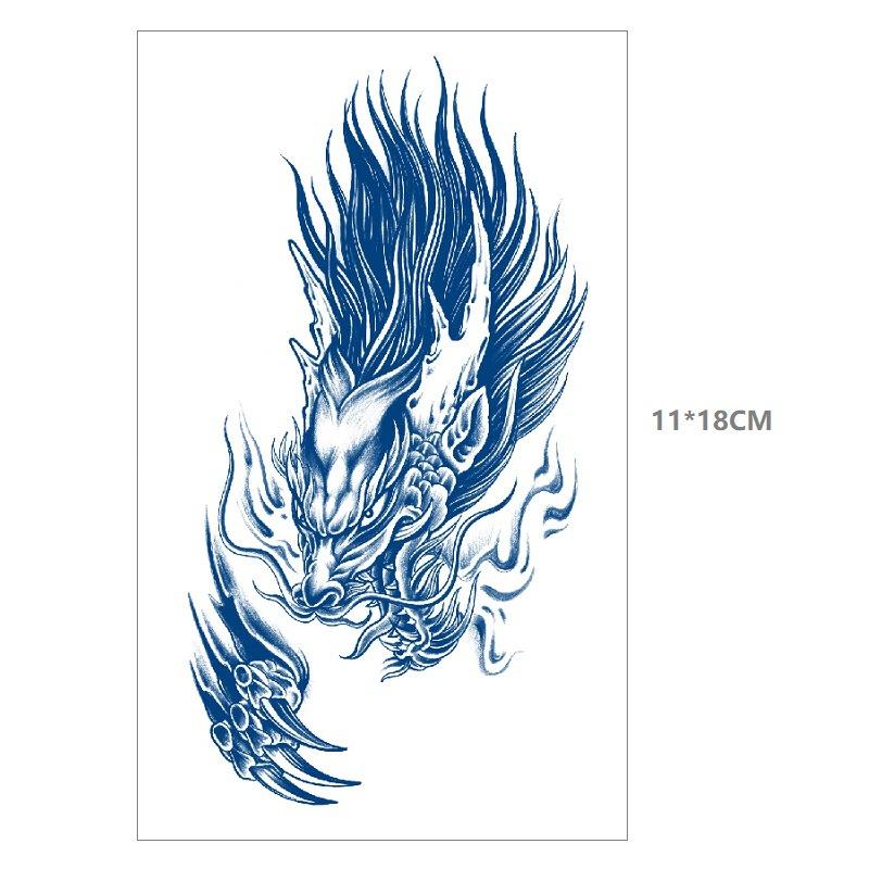 Death Ray прямые неотражающие сок травяные татуировки наклейки линии водонепроницаемые стойкие мужчины и женщины постепенные изменения наклейки