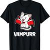 Вампурр Костюм на Хэллоуин Смешной котенок-вампир Кот Дракула Футболка