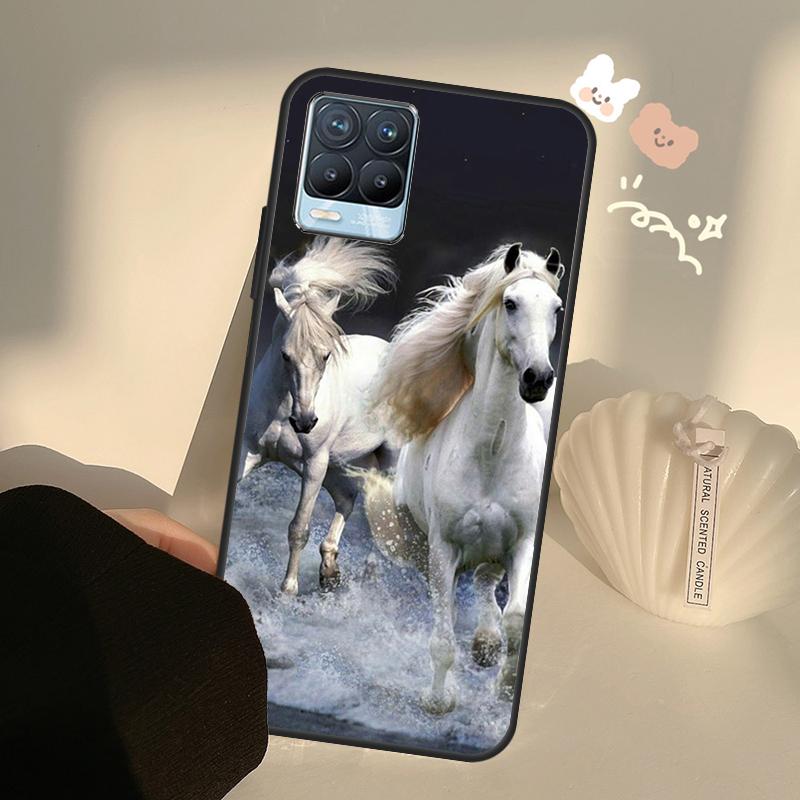 Чехол Horses Running For OnePlus 10 Pro 9 Pro 8T Nord2 9R для Realme GT 2 Pro 7 8 GT Neo2 9i 8i C21 Coque