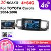 Для Toyota Corolla 9 E120 2004 - 2006 Автомобильный Радио Мультимедиа Видео Плеер Навигация Стерео GPS Android 13 Нет 2din 2 din dvd