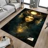 1PC Moonlit Night Carpet Ultra Soft, Thick & Absorbent, Non Slip Machine Washable Mat for Entryway