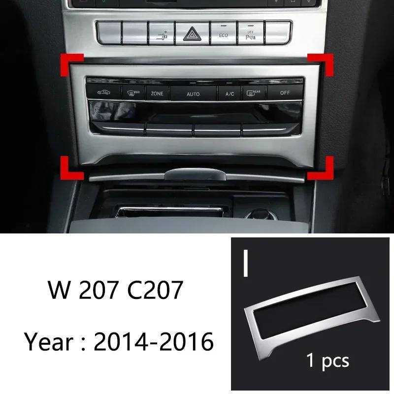 Car Styling Interior Door Window Glass Switch Buttons Frame Covers Stickers Trim For Mercedes Benz E Class Coupe W207 C207 A207