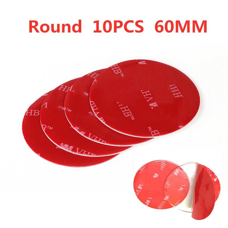 10pc Transparent Acrylic Office Double-Sided Tape Strong Self-adhesive Waterproof Traceless High Temperature Resistant Nano Tape