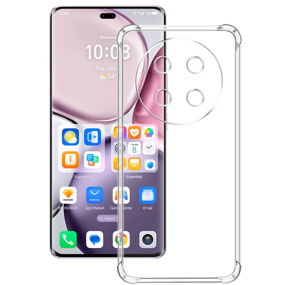 Чехол для Honor X9C 5G, роскошный прозрачный силиконовый мягкий чехол для телефона Honor X8C X7C, прозрачный противоударный чехол с подушкой безопасности из ТПУ