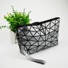 Geometric Diamond Waterproof Hand Carry Cosmetic Bag Korean Fashion Beauty Trend Large Space Foldable Women's Bag