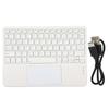 Wireless Keyboard with Touchpad Quadrate Keycap Ultra Thin 10inch Wireless Keyboard with RGB