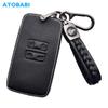 Leather Car Key Case Protector Cover Keychain Holder For Dacia Duster Sandero Stepway Renault Scenic Kadjar Captur Talisman Koleos