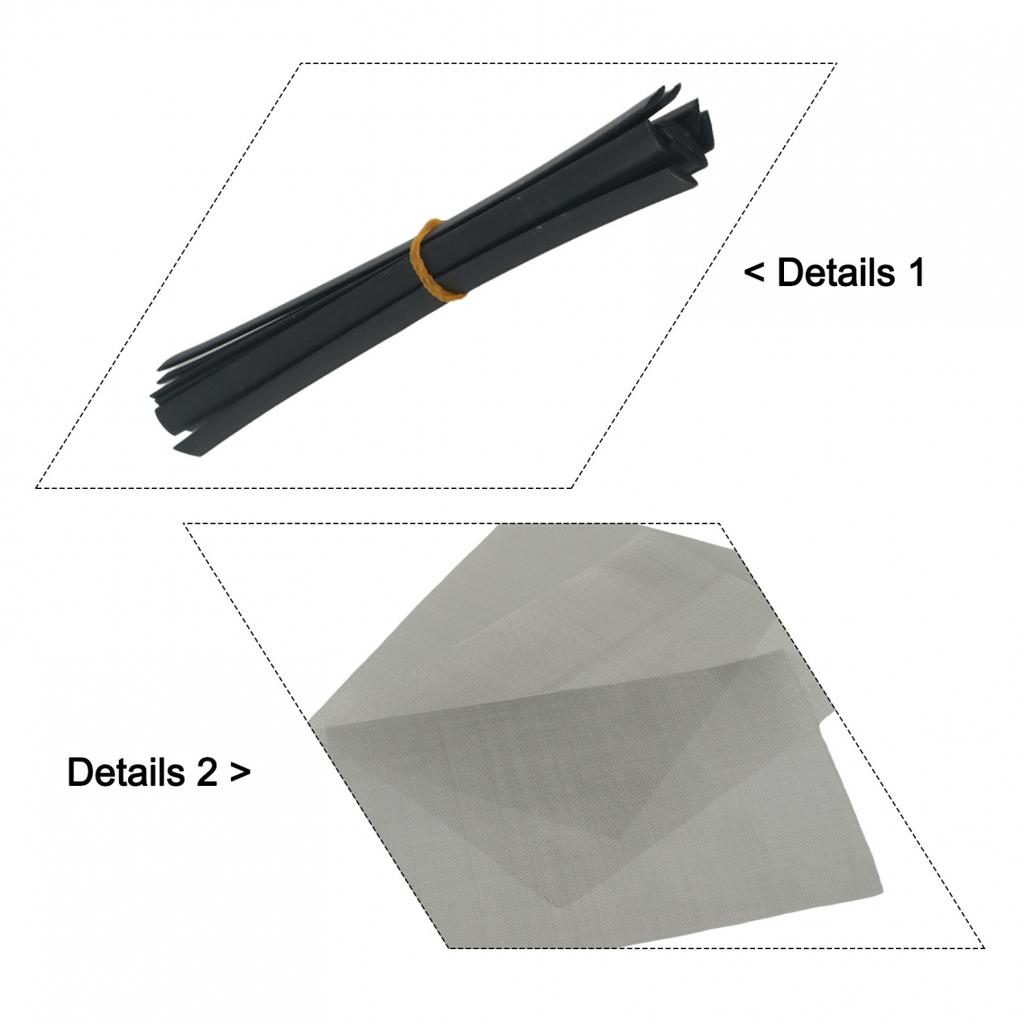 23x1cm Plastic Welding Rods with 3 Mesh for TPO and For PP Plastic Repairs
