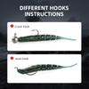 BEARKING Fishing Lure 90mm 2.5g 10pcs / Bag Soft Baits Fishing Wobbler Bass Bait Artificial Fishing Soft Lure Tacke
