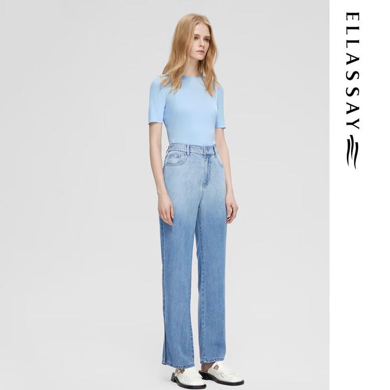 ELLASSAY Женский вязаный топ с короткими рукавами и деталями на пуговицах