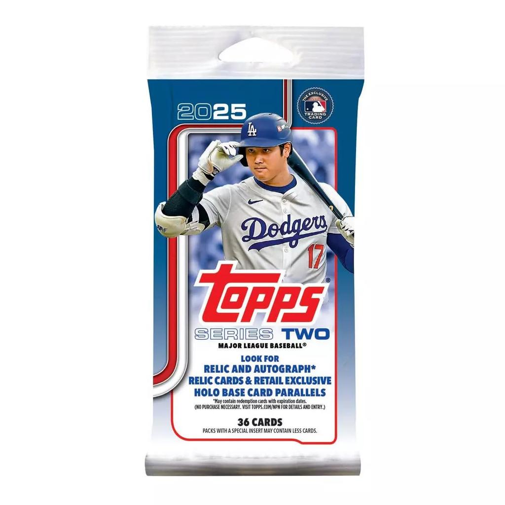 2025 Topps MLB Baseball Series 2 Fat Pack (36 cards per pack)