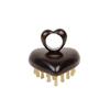 Purple Sandalwood Gua Sha Massage Comb for Scalp Therapy and Hair Care