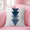 Blue Interlacing Lines  Pillow Gift Home Office Decoration Bedroom Sofa Car Cushion Cover case x