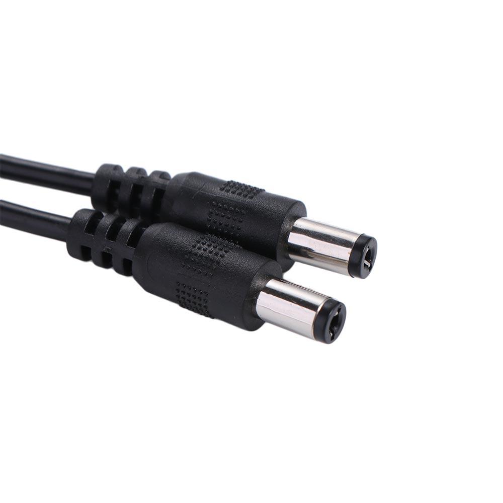 1 Female To 2 Male 1 Male To 2 Female Supply Adapter DC Power Splitter Connector One Drag Two Power Supply Line Extension Cable