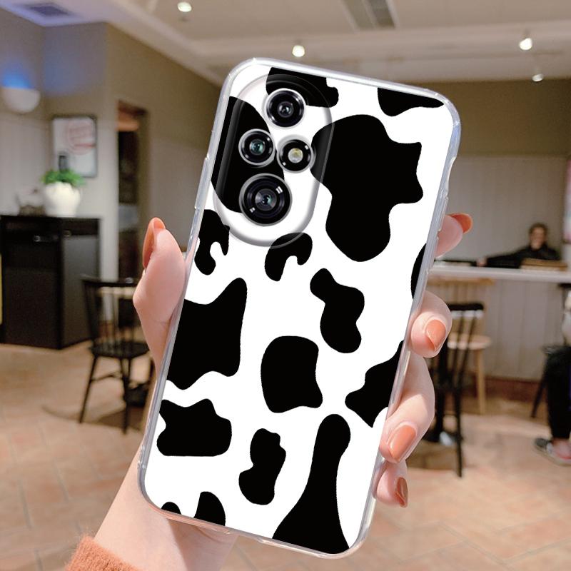 For Honor 200 Pro Phone Case Fashion Flower Transparent Back Cover For Honor 200Pro Soft TPU Silicone Anti Drop Bumper Fundas