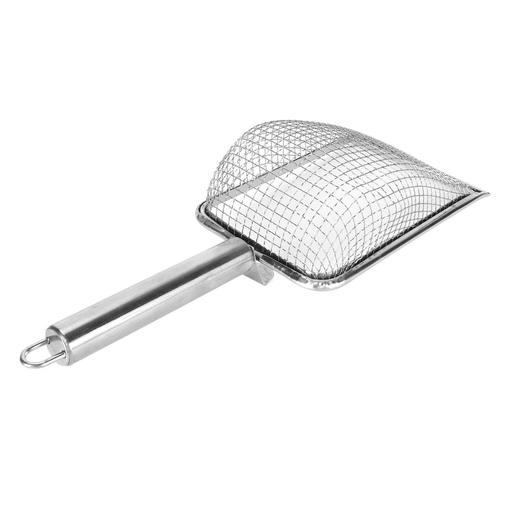 Cat Litter Scoop Rustproof Stainless Steel Cat Litter Shovel Hanging Easy To Clean Litter Box Scoop with Hook for