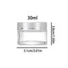 1Pcs 5Ml 9Ml Glass Jar Skin Care Eye Cream Jars Lotion Pot Refillable Bottle Makeup Eye Shadow Storage Cosmetic Container
