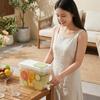 Leak-Proof Cold Drinks Container 4L Refrigerator Water Jug Juice Pitcher Chilled Water