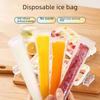 Disposable Self-Sealing Transparent Popsicle Bags, Food-Grade Crush Ice Bags