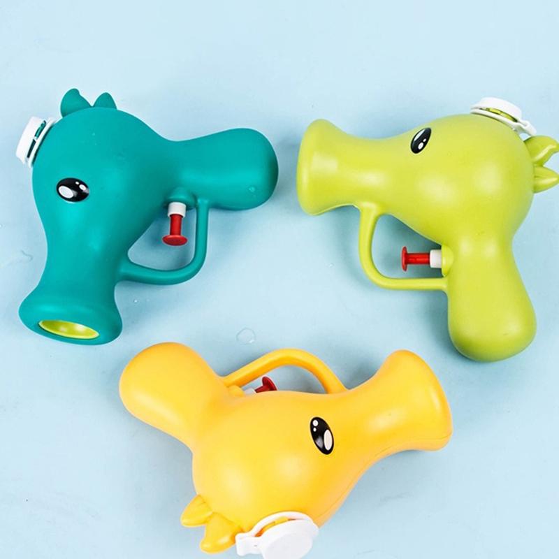 Cartoon Peashooter Water Spray Toys Summer Outdoor Beach Water Spray Toy Handheld Water Squirter Swimming Pool Fight Toys