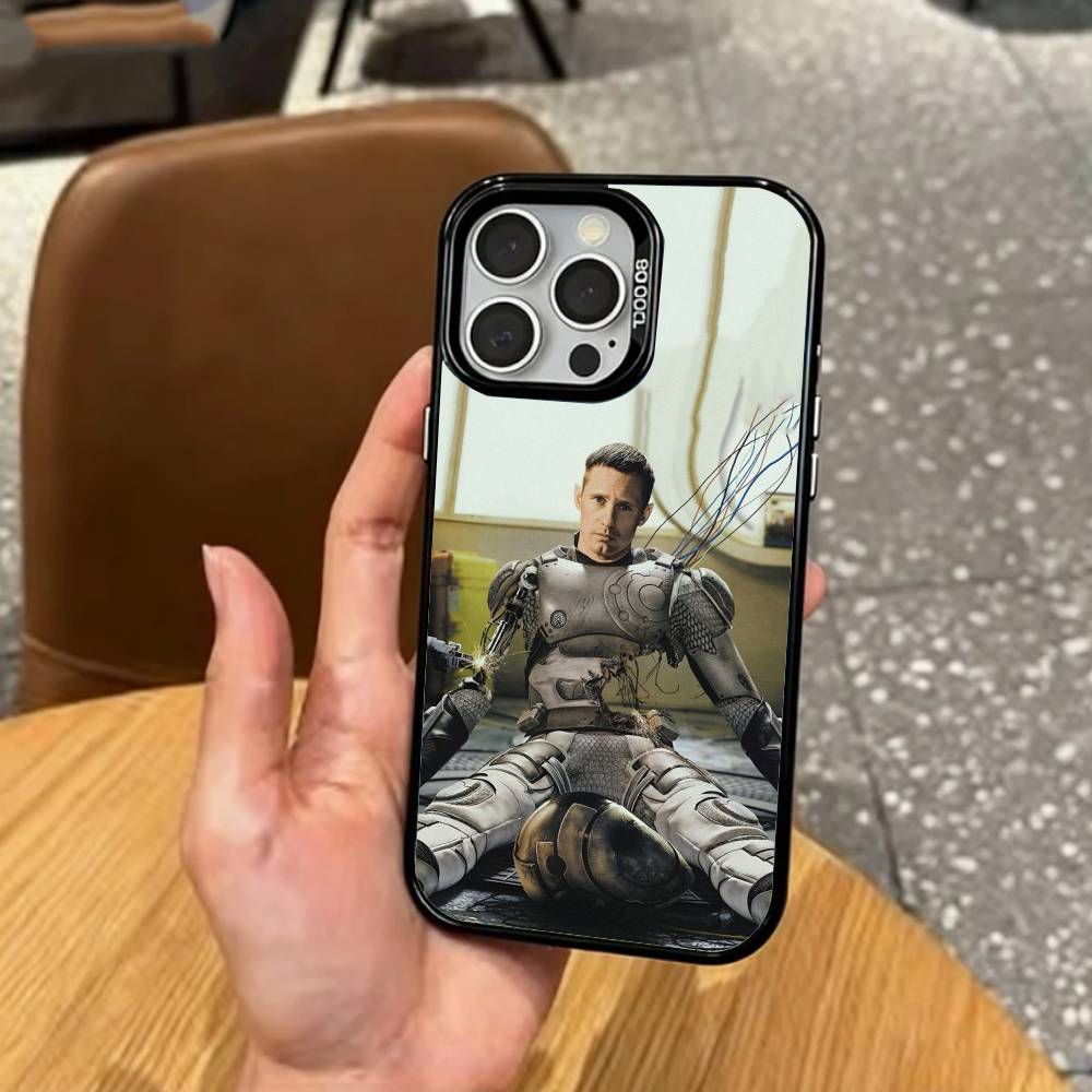 Эпический Sci-Fi M-Murderbot Чехол для телефона для iPhone17,16,15,14,13,12,11 Plus,Pro Max Цветной Посеребренный Внутренний Чехол