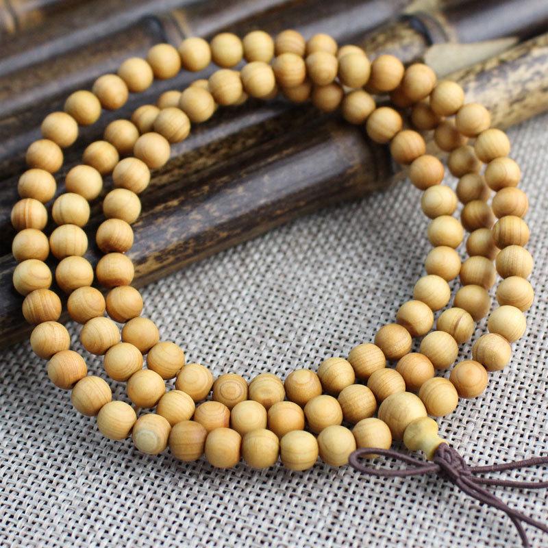 «Браслет Taihang Aged Scars 108 Bead Thuja, парные украшения унисекс»