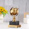 Globe Ornament Decorative Sculpture. Collectible Figurine. Modern Statue for Tabletop Shelf