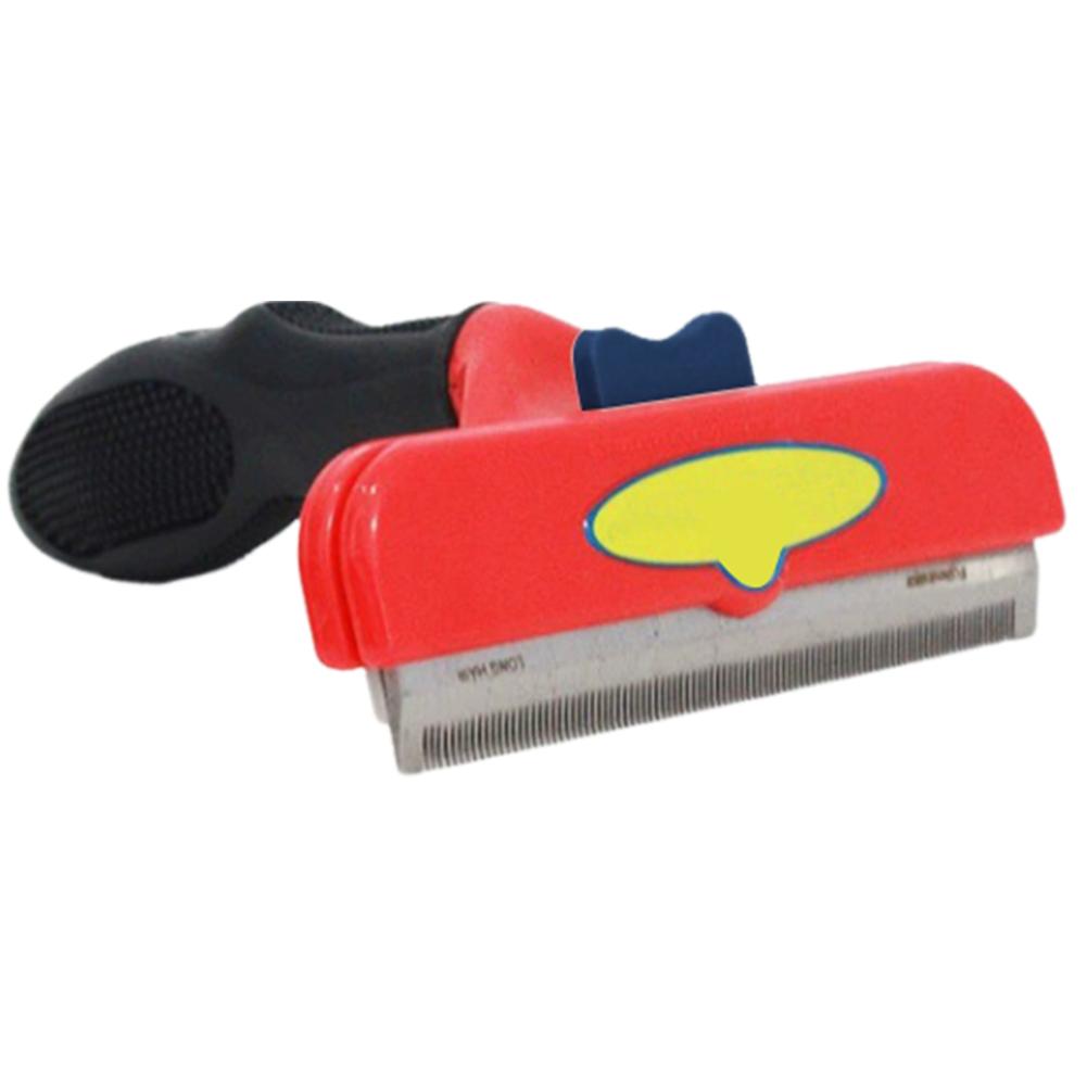 Deshedding Brush Removes Loose Hair and Tangles Self Cleaning Slicker Brush Deshedding Tool for Long Short Haired Dogs Cats
