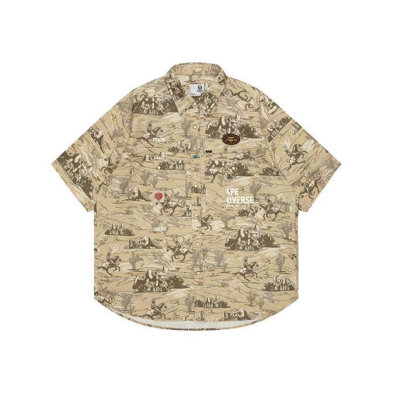 Aape logo-embroidered shirt AAPSRM8530XXO