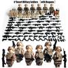 Land Tiger Desert Surveillance Building Blocks Small Particle Plastic Toy For Children