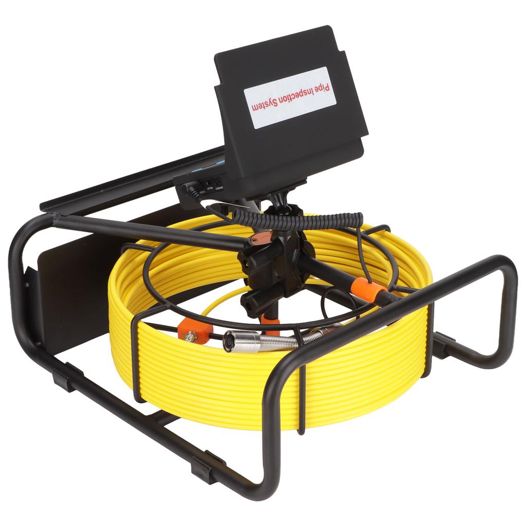 4.3in Display Home Pipe Endoscope Plumbing Inspection Video Camera Built In 16G Card