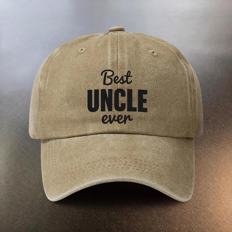 A Best Uncle Ever Washed Hat a Daily Sunprotection Baseball Cap a Musthave Fashionable Couples Hat a Gift for the Best U