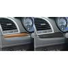 6Pcs Carbon Fiber Dashboard Panel Trim Cover Set Sticker For Chrysler 300 2011+