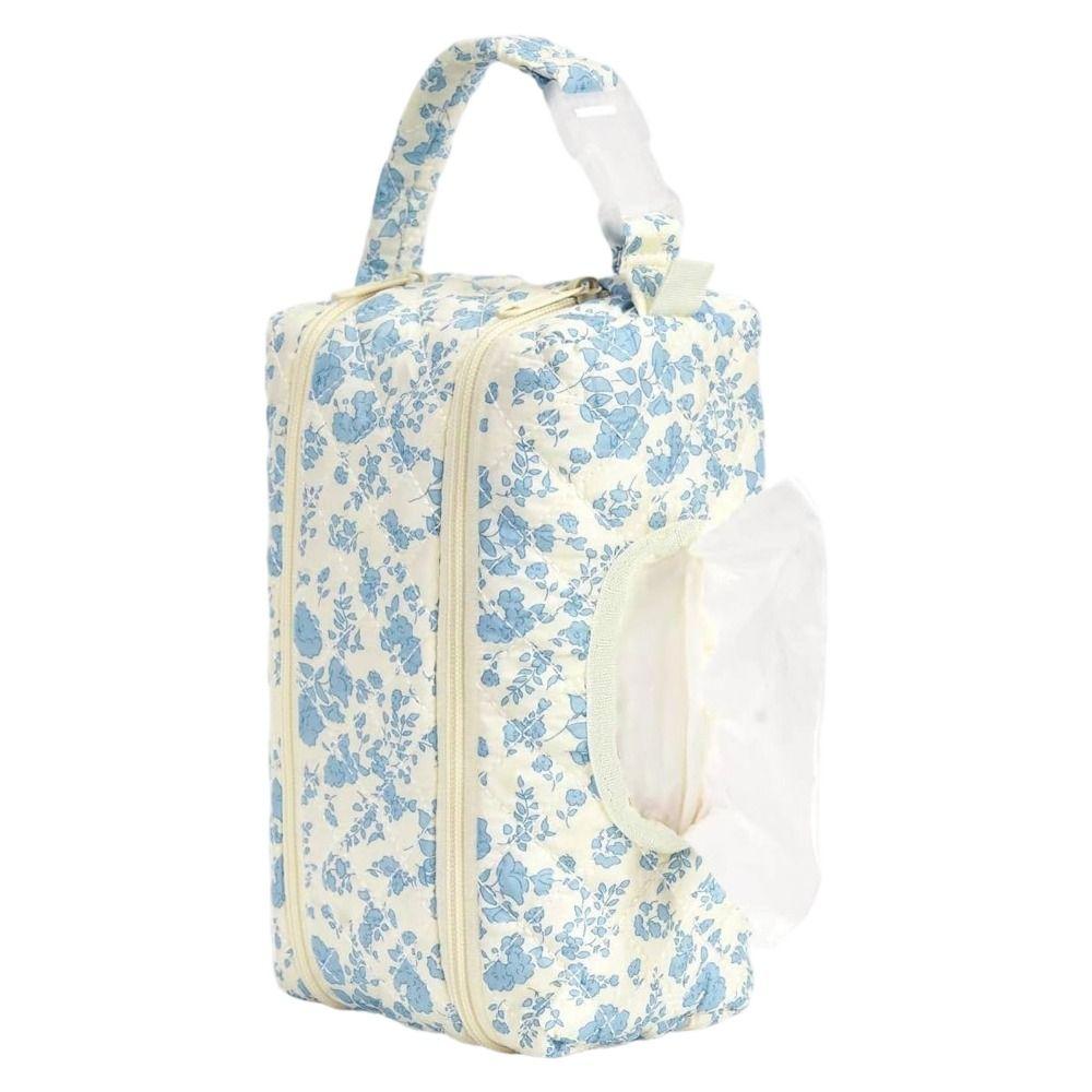 Tissue Dispensing Opening Wipes Storage Bag Polyester Tissue Storage Bag Nursery Organization