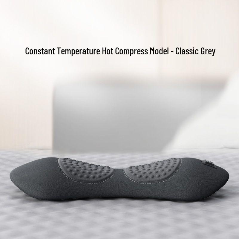 Heated Lumbar Support Pillow with Massage Function