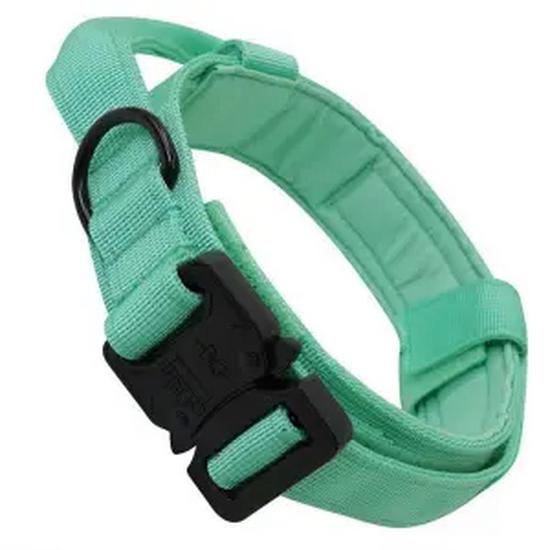 Sturdy Tactical Anti-Escape Dog Collar & Leash for Medium/Large Breeds - Malinois, Golden Retriever, German Shepherd, Hunting Dogs.
